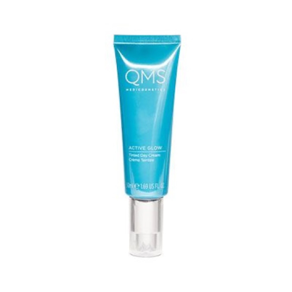 ** NEW QMS ACTIVE GLOW TINTED DAY CREAM **